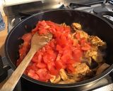 Une image de l'étape 8 de Poulet aux tomates et moutarde de Dijon.
