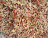 A picture of step 4 of Spring roll filling.