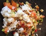 A picture of step 2 of Vegan Firecracker Rice #eattherainbow.