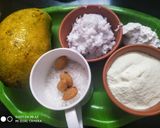 A picture of step 1 of Mango sweet.