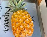 Une image de l'étape 1 de Salade d'ananas à la fleur d’oranger.