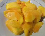 Foto langkah ke 2 dari resep Es Mambo Rasa Coklat, Mangga dan Jeruk.