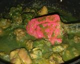 A picture of step 7 of Hariyali chicken.