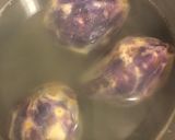 Hình bước làm 2 của món Bánh bò bông khoai lang tím !
