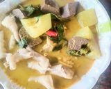 A picture of step 7 of Green Curry Chicken with Winter Melon.