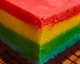 Foto langkah ke 5 dari resep Bolu Pelangi.
