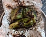 A picture of step 8 of Roast sesame fish with cabbage.