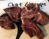 A picture of step 1 of Venison Stew with Carrots (Marinated in Wine, Armagnac, and Herbs).