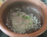 A picture of step 1 of Capsicum sweet corn matar sabji.