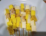 Foto langkah ke 3 dari resep Sate tahu & tempe.