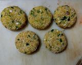 A picture of step 4 of Leftover Rice Tikkis ❤️.