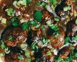 A picture of step 2 of Manchurian.