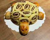 Une image de l'étape 6 de Le gâteau tortue rigolo.