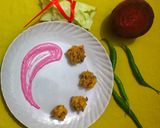 A picture of step 9 of Crispy Cabbage Pakoda with Beetroot Dip.
