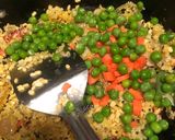 A picture of step 3 of Little Millet Vegetable khichadi.