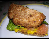 Foto del paso 7 de la receta: Hamburguesa casera sobre pan integral con verdura