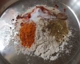 A picture of step 3 of Cheesy Tacos Chaat.