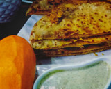 A picture of step 4 of Chana daal paratha.