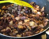 A picture of step 3 of Sausage Chilli Beans with Smoked Ham.