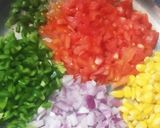 A picture of step 1 of Achari Curry Maggi.