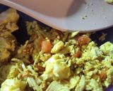 Foto del paso 2 de la receta: Sándwich de huevo relleno con pollo al curry