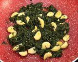 A picture of step 2 of Restaurant Style Lasooni Methi with Spring Onions & Nutty Paste.