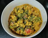 A picture of step 4 of Paneer tikka.