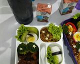 Foto langkah ke 5 dari resep Mommy bento Megician sate udang madu.