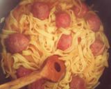 Une image de l'étape 2 de Tagliatelles à la turque.