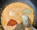 A picture of step 6 of Prawn curry.