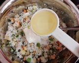 A picture of step 3 of Poha Muffins.
