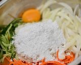 蔬菜燕麥煎餅的食譜步驟2照片