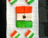 A picture of step 4 of Paneer flag.