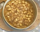 A picture of step 2 of Apple Crumble Cheesecake.