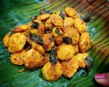 A picture of step 5 of Spicy masala button idlis with chutney.