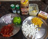 A picture of step 1 of Veg pizza.