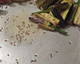 A picture of step 5 of Tawa fry vegetables.