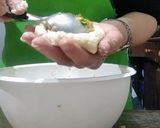 Foto del paso 4 de la receta: Bomba de mandioca horneada, relleno de pollo 🍗