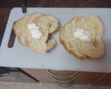 Foto del paso 1 de la receta: Croissant vegetal con jamón cocido y alioli