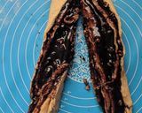 A picture of step 6 of Chocolate Babka bread (vegan).