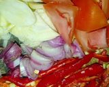 Foto langkah ke 2 dari resep 191. Tumis paku bunga pepaya.