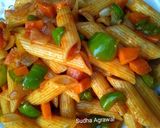 मसाला पास्ता (Masala pasta recipe in Hindi) रेसिपी चरण 4 फोटो