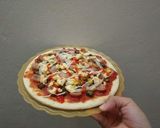 Hình bước làm 7 của món Làm pizza tại nhà