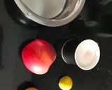 A picture of step 1 of Leftover Fruits Syrup.
