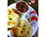 सूजी भटूरा विद चटपटे छोले रेसिपी चरण 4 फोटो