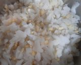 A picture of step 2 of Flatten rice chilla.