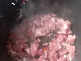 Guiso de lentejas con bondiola