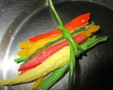 वेजटेबल्स बंडल्स इन स्वीट एंड सावर सॉस -नो अनियन -नो गार्लिक#sabzi#grand#post 2 रेसिपी चरण 3 फोटो