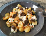 Foto del paso 6 de la receta: Patatas bravas con mayonesa picante y allioli de ajo negro