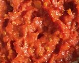 A picture of step 4 of Tamatar ki chutney.